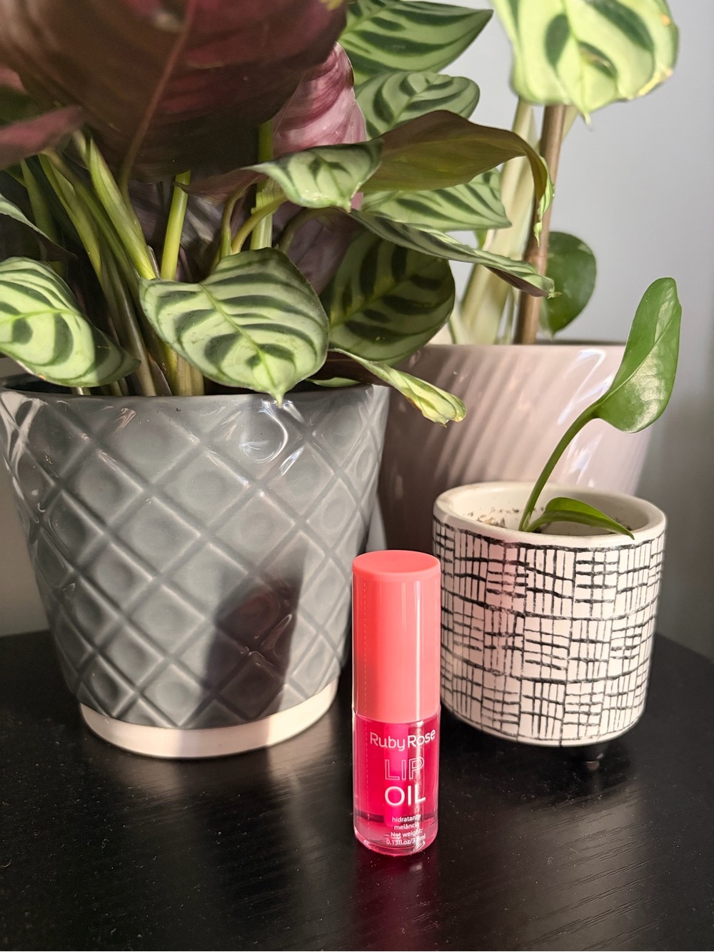 Ruby Rose Pink Lip Oil - Hydrating Sheer Pink Shine